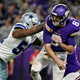 Kirk Cousins gets hit.